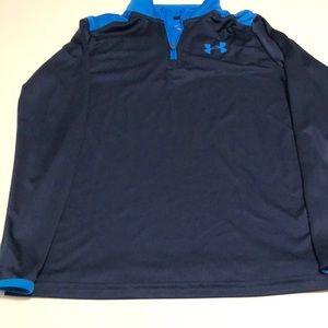 Boy’s Blue Under Armour Quarter Zip Pullover